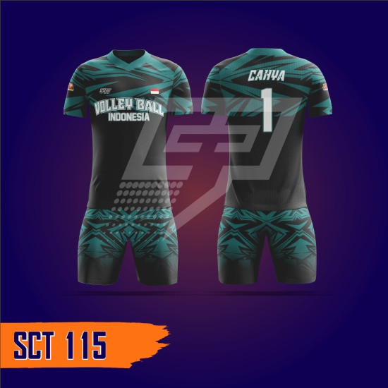 Jersey Volly Setelan Full Print SCT115