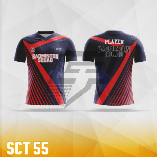 Jersey Badminton Full Print SCT55