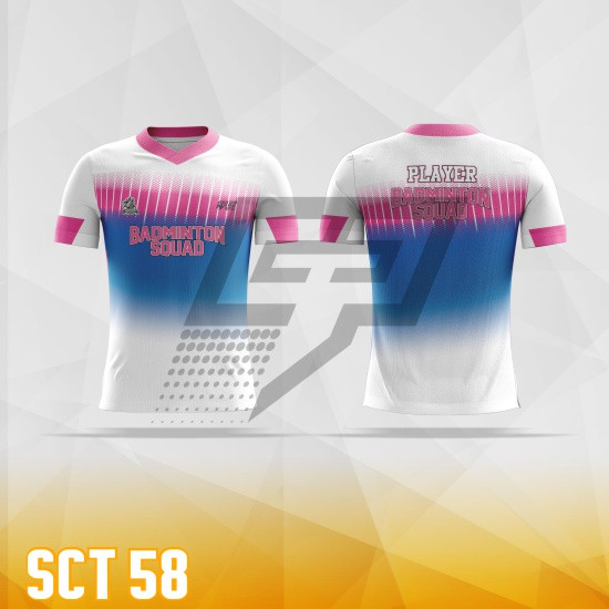 Jersey Badminton Full Print SCT58