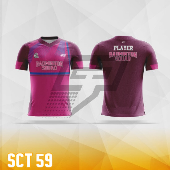 Jersey Badminton Full Print SCT59