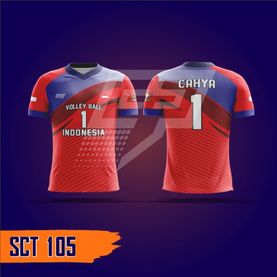 Jersey Volly Atasan Full Print SCT105