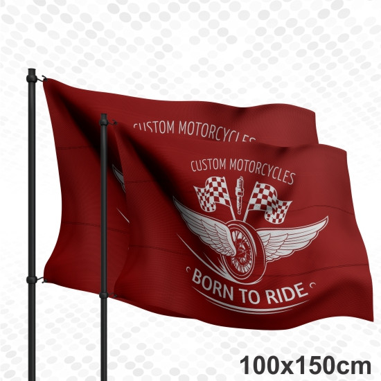 Bendera Kain Ukuran 100x150cm