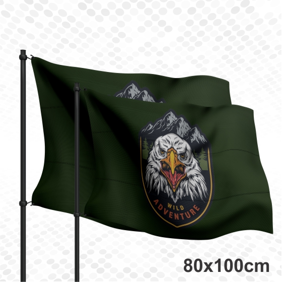 Bendera Kain 80x100cm