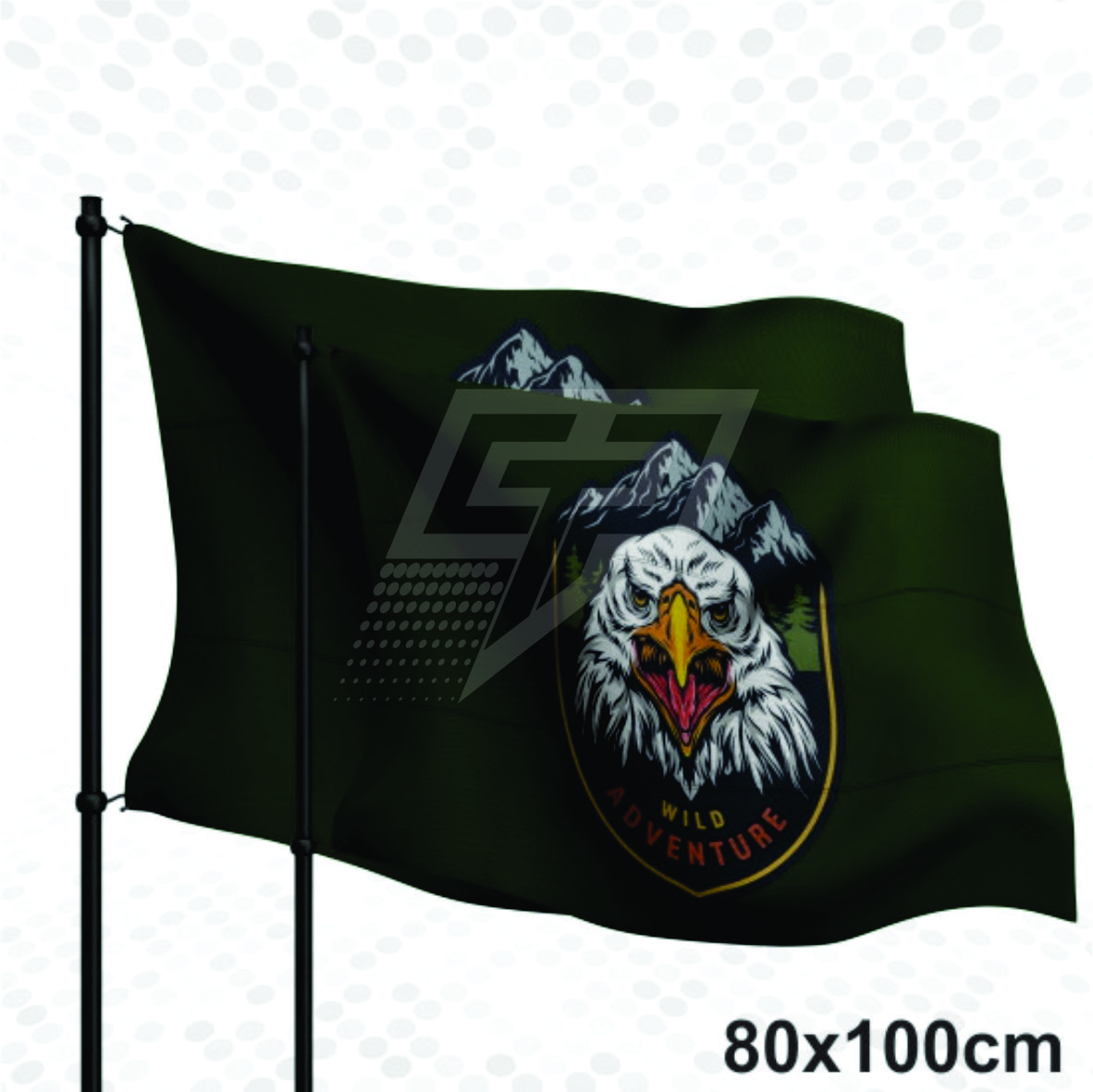 Bendera Kain 80x100cm